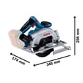 Miniatyrbilde 2 av 6: Sirkelsag BOSCH GKS 18 V