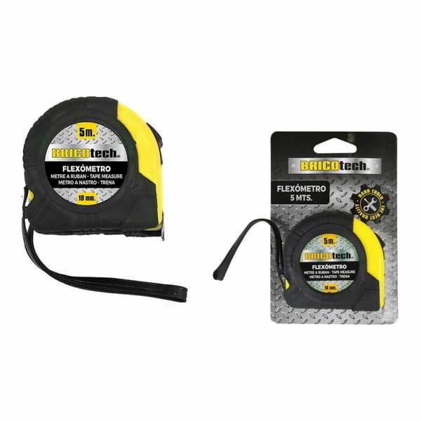 Målebånd Bricotech 5 m 13,5 x 8,5 x 3 cm (24 enheter)