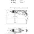 Miniatyrbilde 5 av 5: Skrutrekker Metabo 6798308 1300 W