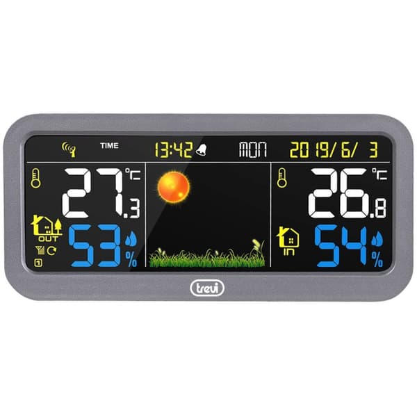 Monitoiminen sääasema Trevi 3P20 RC Harmaa 6,3"