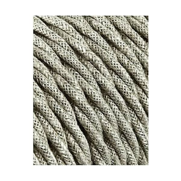 Kaapeli EDM 11881 Beige Pellava 2 x 0,75 mm 5 m