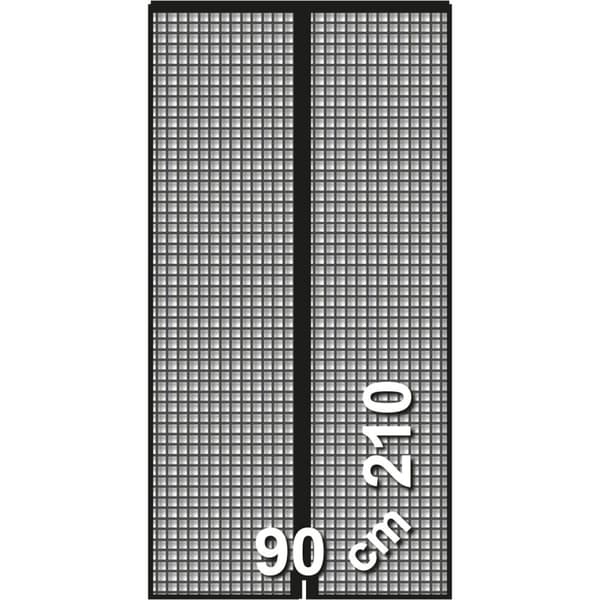 Kärpäsverho Schellenberg Ovet Magneettinen 90 x 210 cm Antrasiitinharmaa Lasikuitu