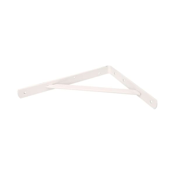 Seinäteline AMIG 9-5776 Hyllyt Teräs Valkoinen (50 x 32,5 cm)