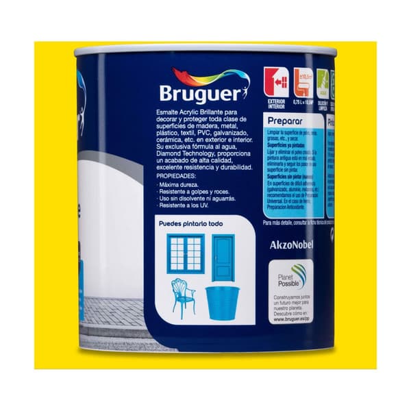 Lakka Bruguer 5057541 Keltainen 750 ml Viimeistelylakka