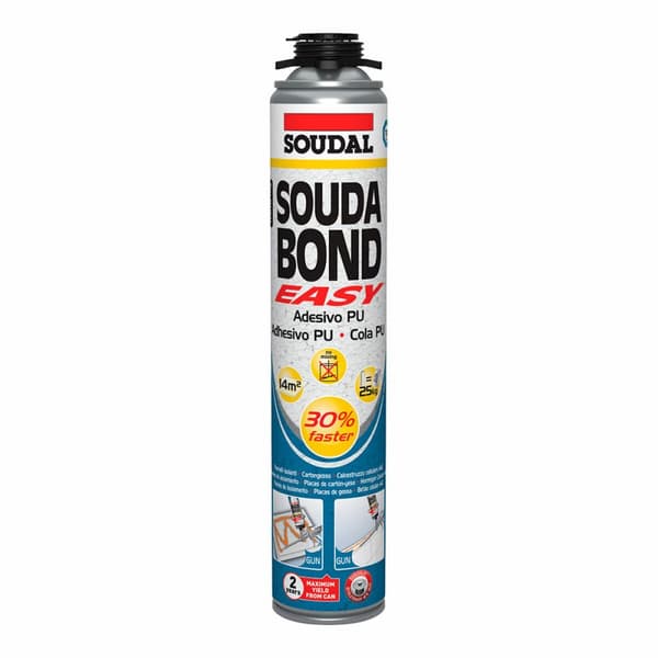 Vaahto Soudal SoudaBond Easy Polyuretaani Ase 750 ml