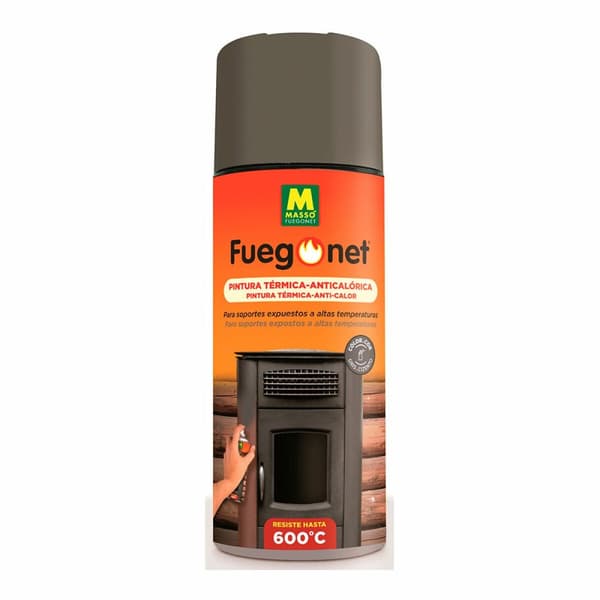 Antikalorinen maali Massó Fuegonet Spray Harmaa