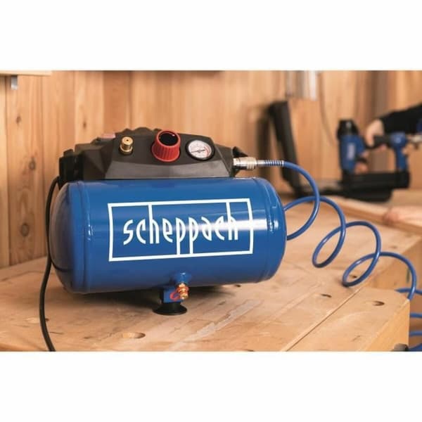 Ilmakompressori Scheppach HC06 Horisontaalinen 1200 W 6 L