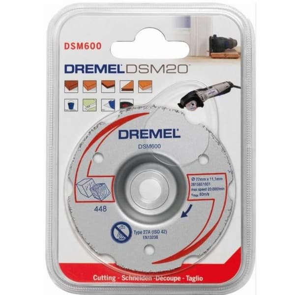 Leikkuulevy Dremel S600 DSM20 karbidi