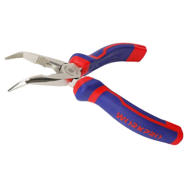 Neulan kärkipihdit Workpro 6" 16 cm Kaareva