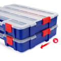 Pikkukuva 6 / 7: Laatikko lokeroilla Workpro polypropeeni 38,2 x 30 x 6,2 cm 18 Osiot