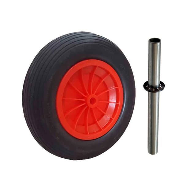 Hjul med dekk EDM Trillebår (Ø 36 cm)