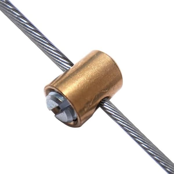 Kabelklämma - Universal - Set om 5 - Diameter 5,5 mm - Längd 7,5 mm - Max kabel 2,2 mm