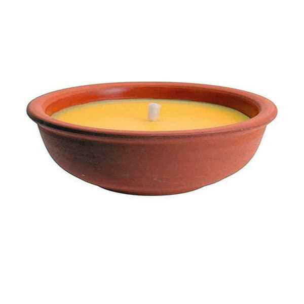 Stearinlys ø 13 x 6,5 cm Citronela