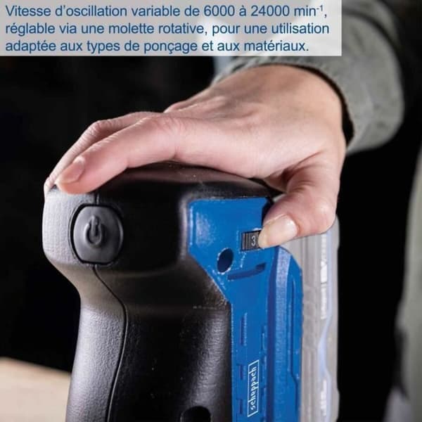 Satunnaisradan tasohiomakone Scheppach 20 V
