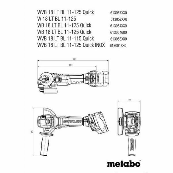 Borr- och tillbehörssats Metabo 685208650 18 V