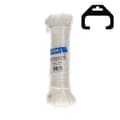 Miniatyrbilde 2 av 3: Flettet tau EDM 87804 Hvit polypropylen 4,5 mm x 25 m