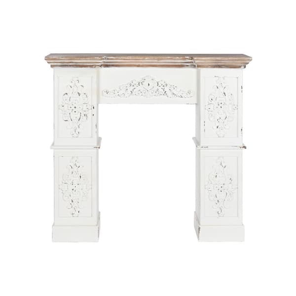 Öppen spis Home ESPRIT Gran Trä MDF 120 x 29,5 x 116 cm
