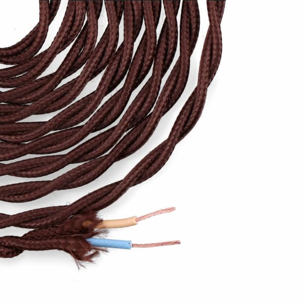 Kaapeli EDM 11882 C20 Ruskea 2 x 0,75 mm 5 m Silk