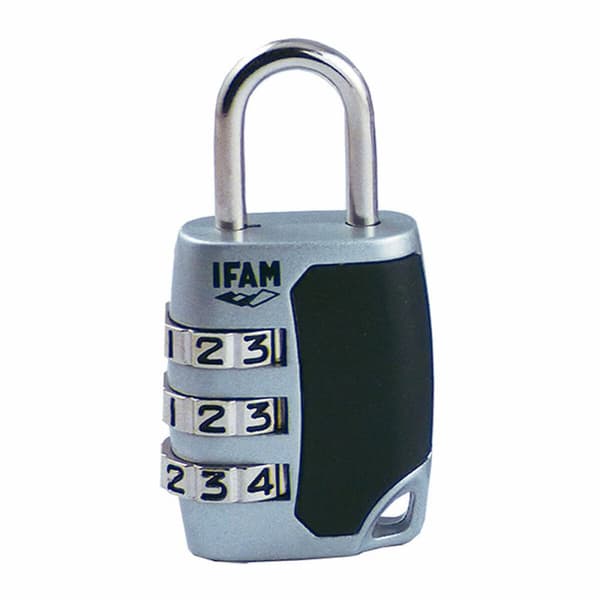 Yhdistelmäriippulukko IFAM C25S PVC 25 mm