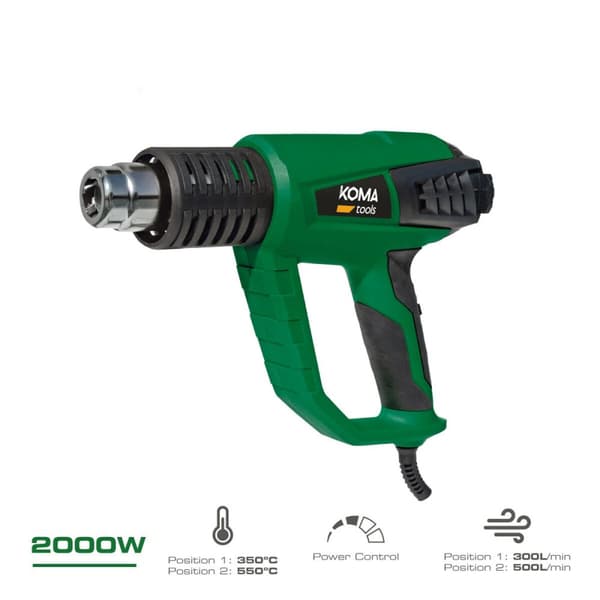 Kuumailmapistooli Koma Tools 2000 W