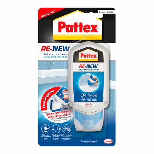 Silikoni Pattex Re-new Valkoinen 100 g (1 Kappaletta)