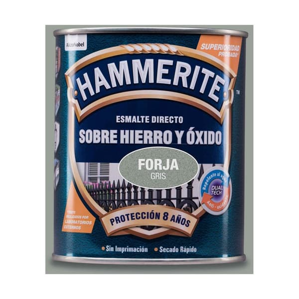 Antioksidanttiemali Hammerite 5093227 Harmaa 750 ml Matta
