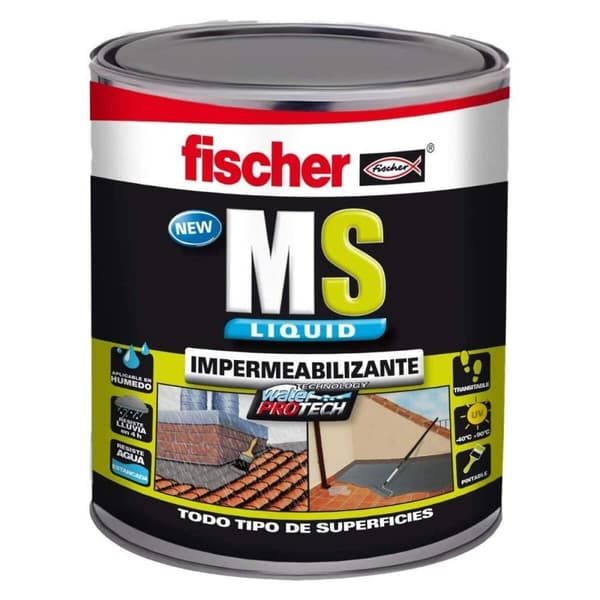 Vedenkestävä Fischer MS 534615 Harmaa 1 kg