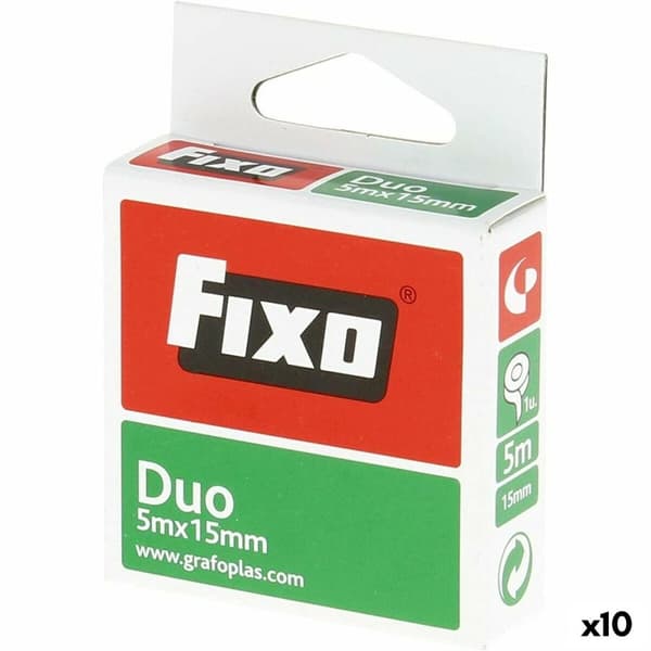 Dubbelsidig Tejp Fixo 15 mm x 5 m (10 antal)
