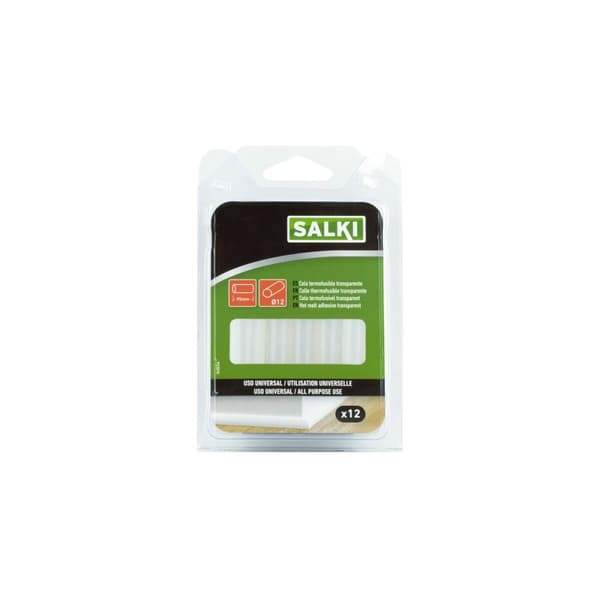 Smältlimstift Salki 430356 Universal Ø 12 x 95 mm Transparent 125 g (12 antal)
