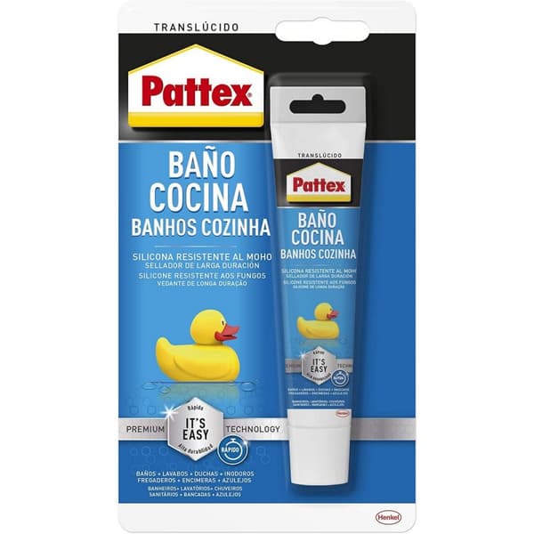 Förseglare Pattex Silikon Kök Bad Vit 50 ml