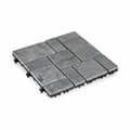 Pikkukuva 2 / 2: Lukittuva lattialaatta Ibergarden TTS11P-GY Harmaa Kivi Muovinen 30 x 2,8 x 30 cm (6 osaa)