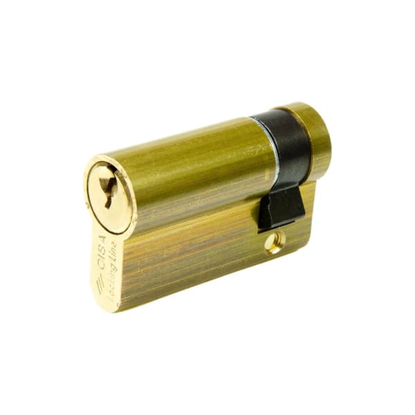 Cylinder Cisa Logo STD 08030.02.0 Mässing Medium (40 mm)