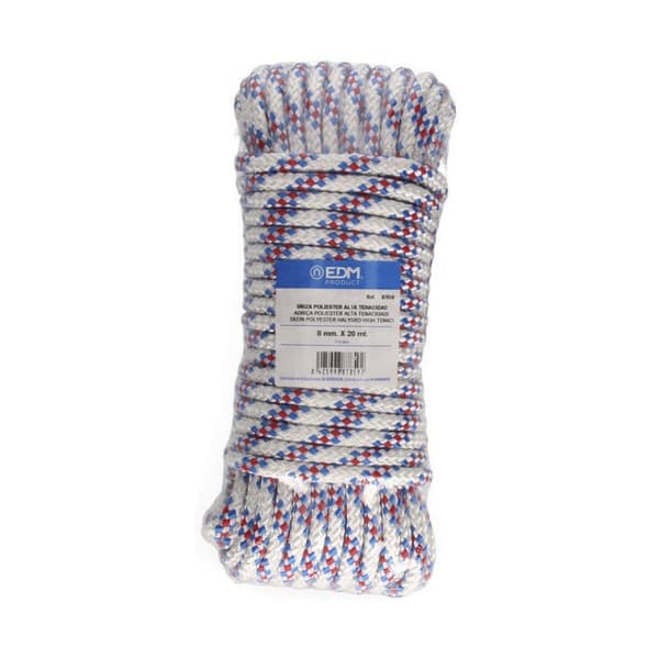 Flätat rep EDM 87859 Polyester 20 m
