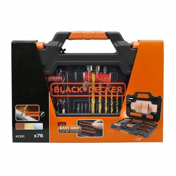Drill bits and tits set Black & Decker A7231 76 Delar