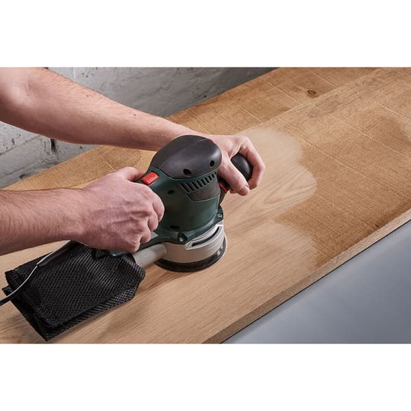 Slippapper med flera hål för excenterslipmaskin Wolfcraft 1107000 Ø 125 mm 80 g 5 antal