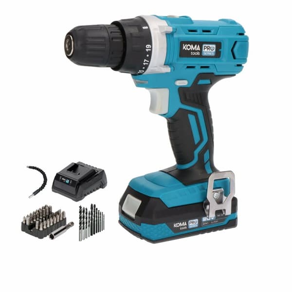 Borr- och tillbehörssats Koma Tools Pro Series Skruvmejsel 40 Delar