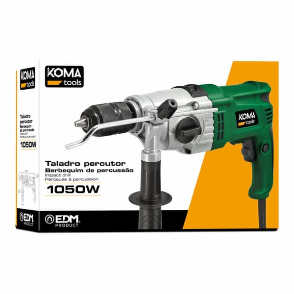 Borr- och tillbehörssats Koma Tools 1050 W 220-240 V