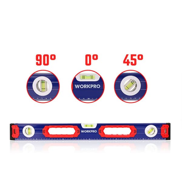 Vesivaaka Workpro Alumiini 60 cm Magneettinen