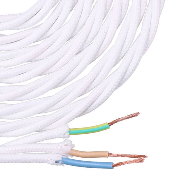 Kabel EDM 11888 Vit 3 x 1 mm 5 m