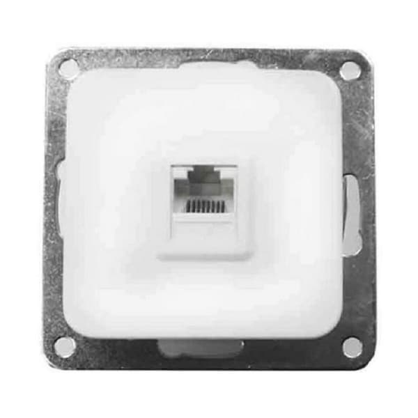 Koppling RJ45 EDM 65308 term Vit Termoplast Inbäddad, inbyggd 7 x 7 x 4 cm