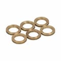 Pikkukuva 1 / 3: Aluslevyt EDM OV02 Ovaali Saranat Messinki Ø 12 mm 12 x 8 x 1,5 mm