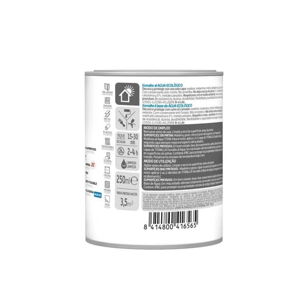 Akryllack Titanlux 02t056614 Ekologisk 250 ml Vit Matt