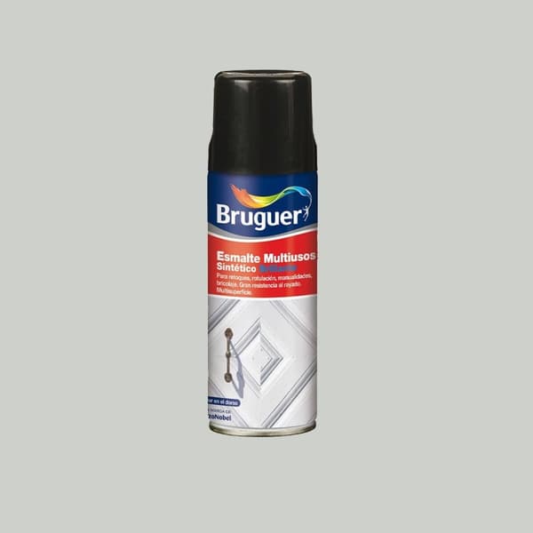 Syntetisk emaljfärg Bruguer 5197987 Spray Flera användningsområden 400 ml Grå Pärla