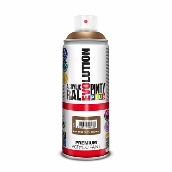 Sprejfärg Pintyplus Evolution RAL 8007 Fawn brown 400 ml