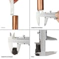 Miniatyrbild 6 av 7: Kaliber Workpro Vernier Aluminium 0,02 mm