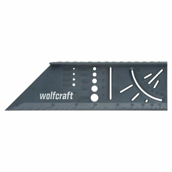 Linjal Wolfcraft Vinkel Bytbara huvuden