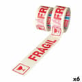 Miniatyrbild 1 av 2: Självhäftande band TESA FRÁGIL Förpackning Vit 50 mm x 66 m (6 antal)