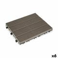 Miniatyrbild 1 av 2: Interlocking golvplattor Ibergarden SM-4P-ALDH Svart Polyetylen Komposit 30 x 2,6 x 30 cm (6 antal)