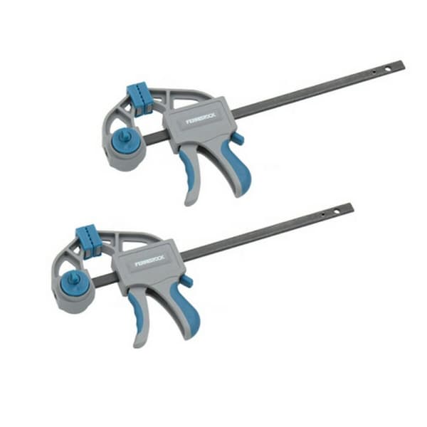 Enhånds klemme Ferrestock 215 mm Stål Plastik (2 pcs)