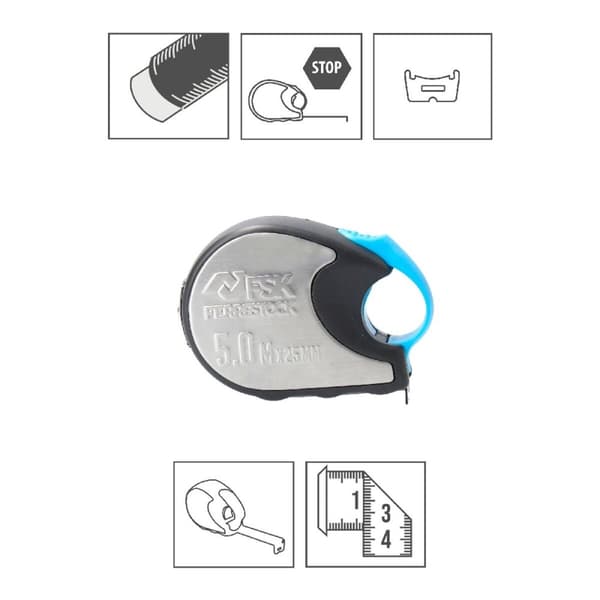Fleksningsmaskine Ferrestock ST 5 m x 25 mm Nylon